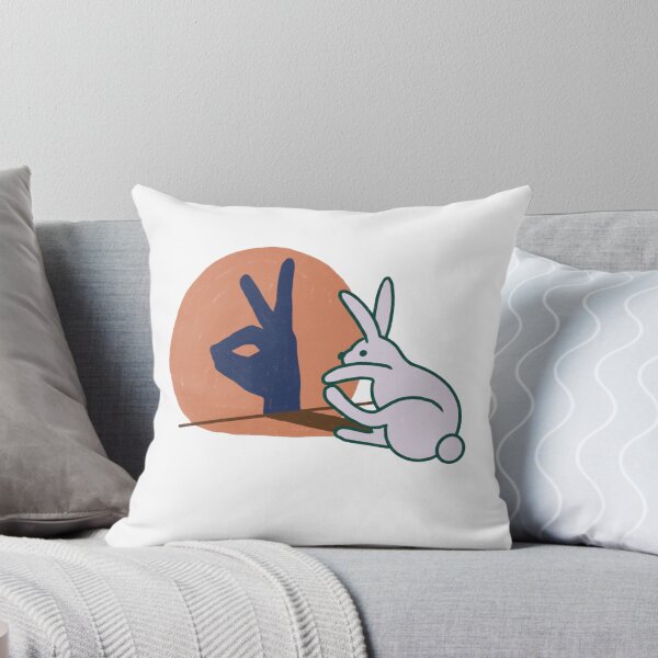 Item preview, Funny Rabbit Hand Shadow, Funny Rabbit designed and sold by DesignDenDo ⭐⭐⭐⭐⭐.