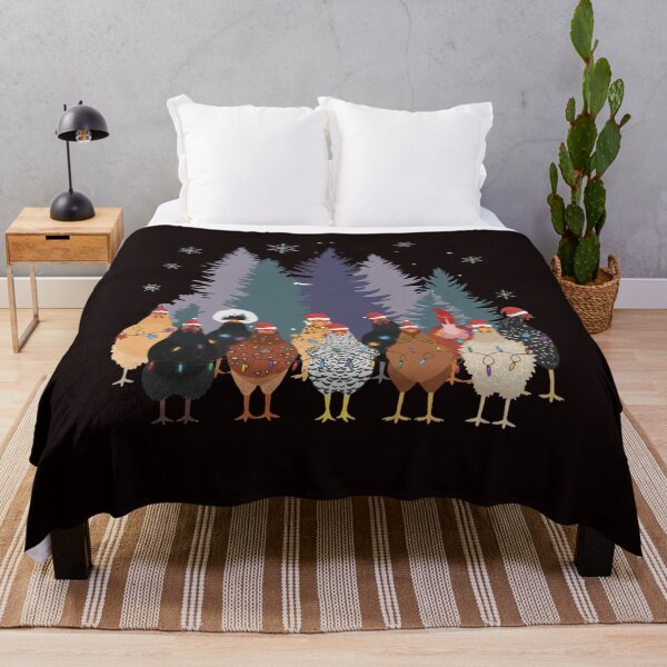 Item preview, Christmas Chickens, Farm Animals, Chicken Mom Gift designed and sold by DesignDenDo ⭐⭐⭐⭐⭐.