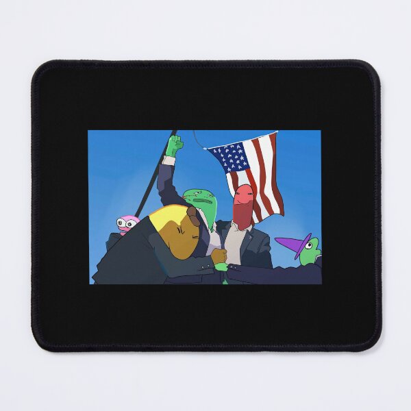 Item preview, Smiling Friends Mr Frog Donald Trump Shooting designed and sold by hammefatal.