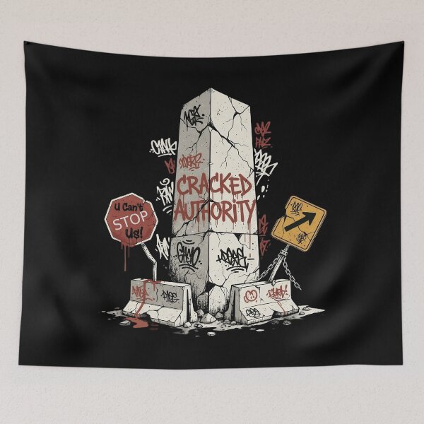 Item preview, Cracked Authority designed and sold by SketchNStyle.
