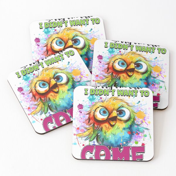 Item preview, Funny Owl Introvert Quote Art designed and sold by LunaPixelStudio.