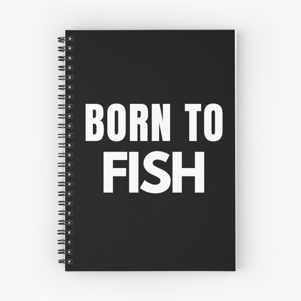 Item preview, Born To Fish Fishing Lifestyle Quote designed and sold by EimSol.
