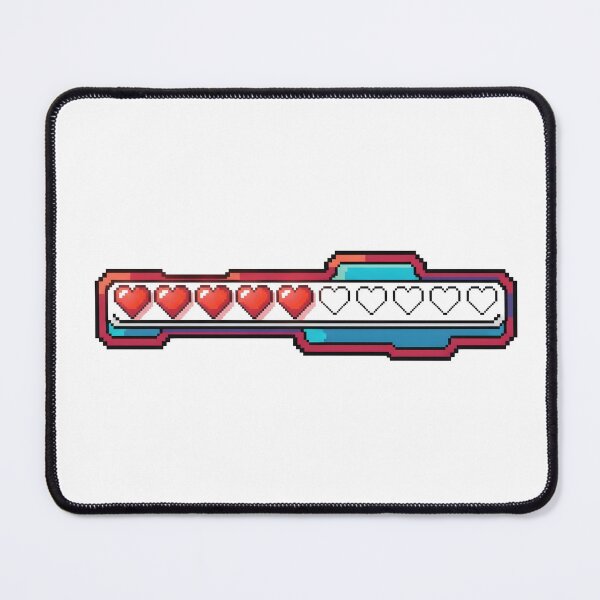 Item preview, Retro 8-Bit Health Bar Gamer Design designed and sold by LoganDzign.