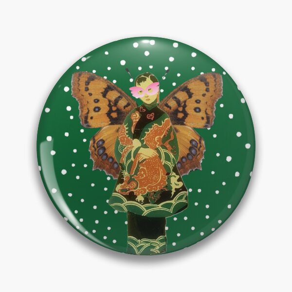 Item preview, Madam Butterfly Digital Collage Decal  designed and sold by Licorice Moon.