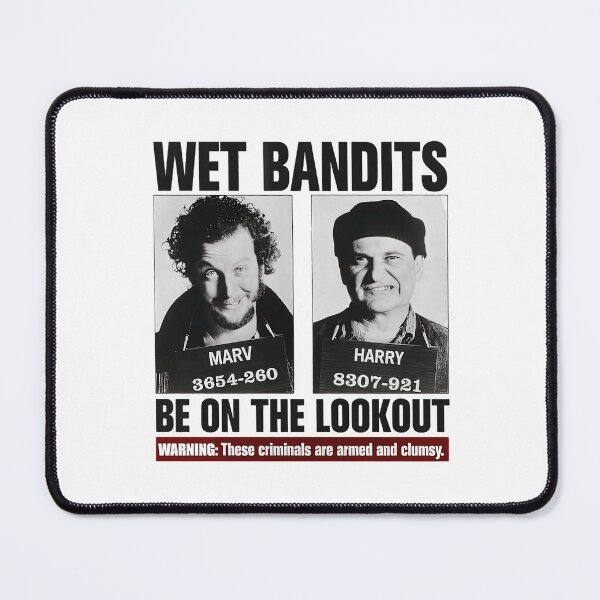 Item preview, Wet Bandits Mugshot Shirt Funny Christmas Home Alone Movie designed and sold by gajorotoru.