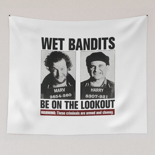 Item preview, Wet Bandits Mugshot Shirt Funny Christmas Home Alone Movie  designed and sold by gajorotoru.