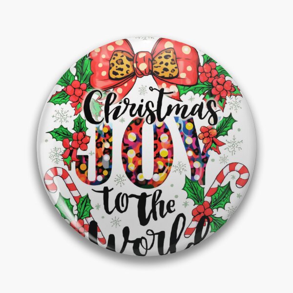 Item preview, "Christmas JOY Quote with Festive Bow" designed and sold by AG Clothing Shop.