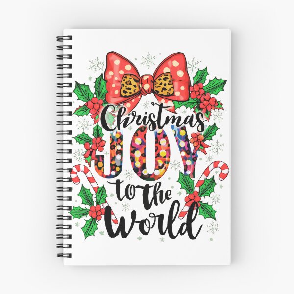 Item preview, "Christmas JOY Quote with Festive Bow" designed and sold by AG Clothing Shop.