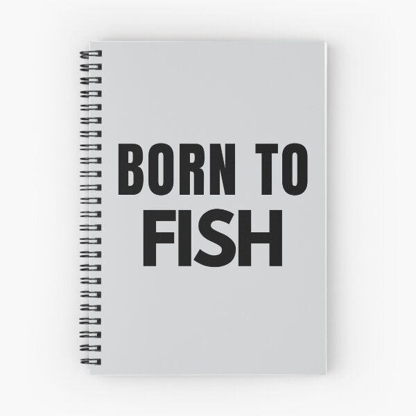 Item preview, Born To Fish Fishing Lifestyle Quote designed and sold by EimSol.