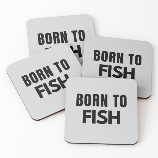 Item preview, Born To Fish Fishing Lifestyle Quote designed and sold by EimSol.