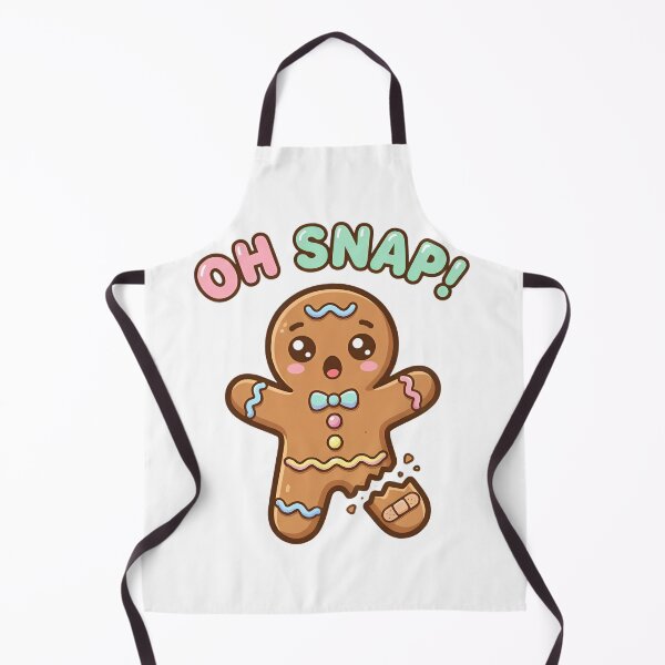 Item preview, Oh Snap! Funny Broken Gingerbread Man Christmas Pun designed and sold by TobaGallery868.