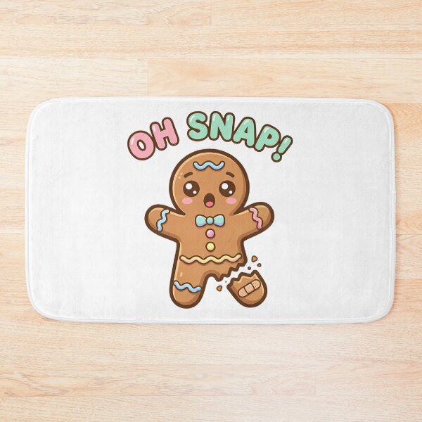 Item preview, Oh Snap! Funny Broken Gingerbread Man Christmas Pun designed and sold by TobaGallery868.