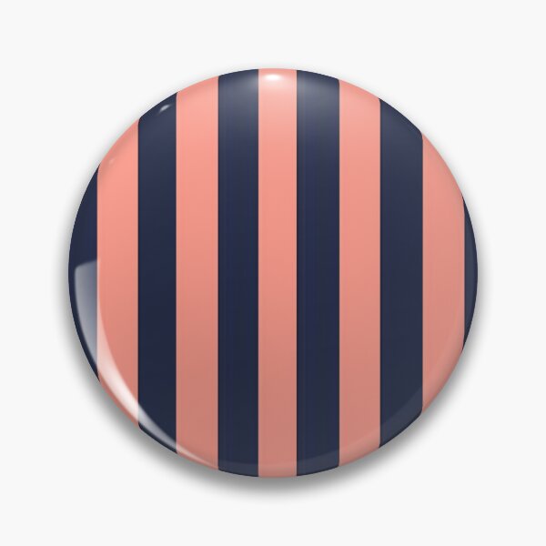 Item preview, Navy Blue Peach Digital Stripes designed and sold by Licorice Moon.