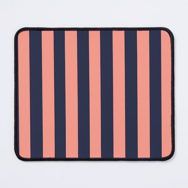 Item preview, Navy Blue Peach Digital Stripes designed and sold by Licorice Moon.
