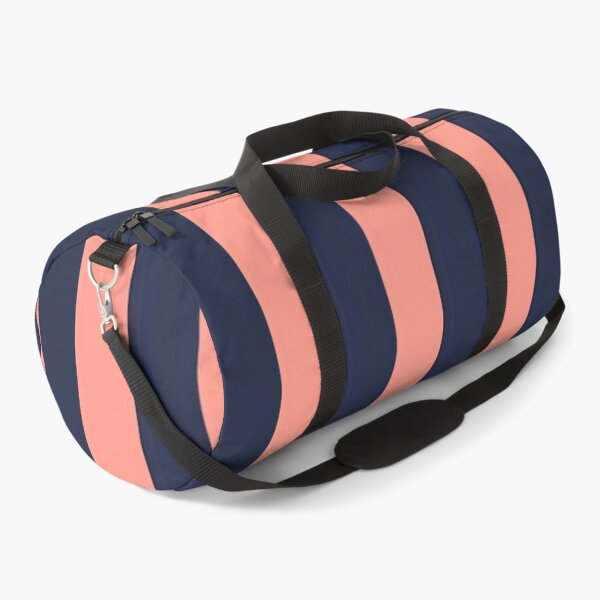 Item preview, Navy Blue Peach Digital Stripes designed and sold by Licorice Moon.