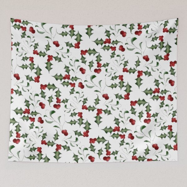 Item preview, Winterberry Waltz designed and sold by WatercolourLily.