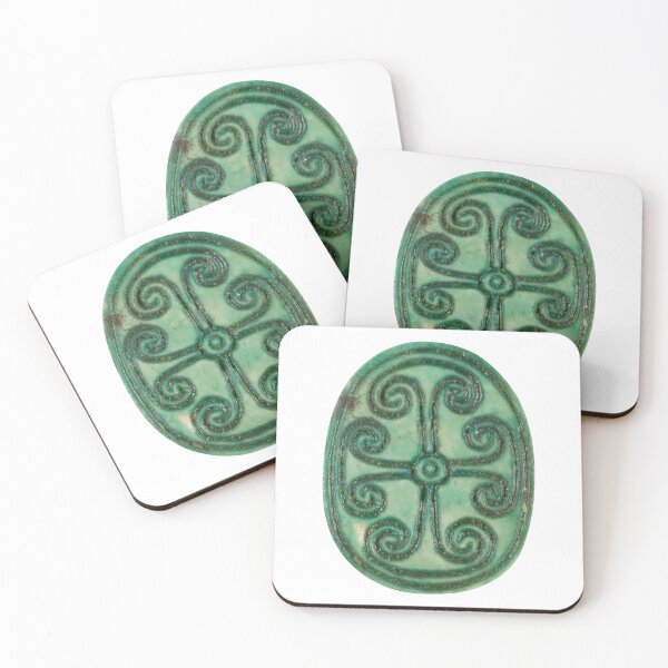 Item preview, scarab with geometric pattern designed and sold by sweetb3rry.