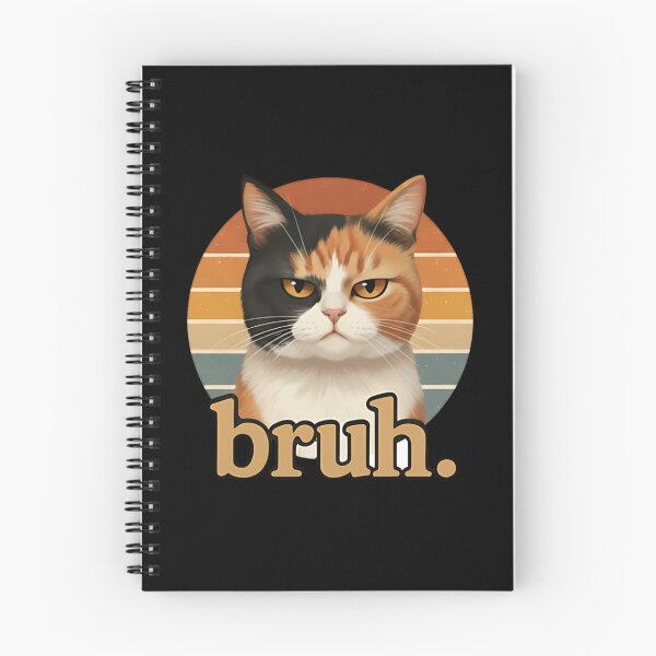 Item preview, Grumpy Cat Bruh Retro Meme designed and sold by dudelinart.