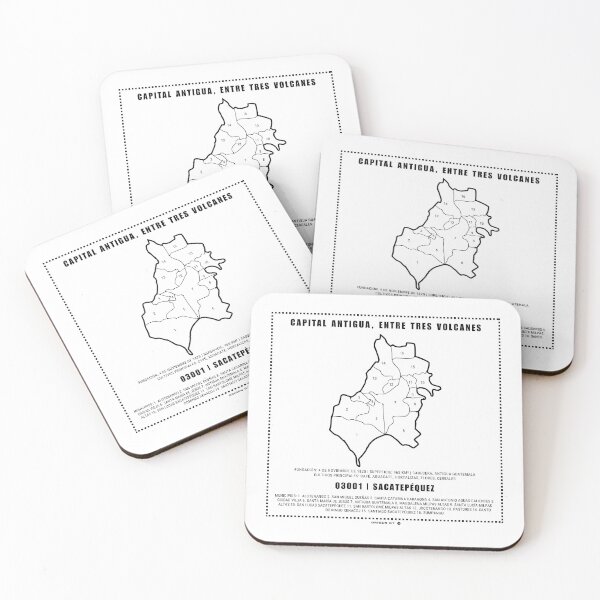 Item preview, Sacatepéquez Guatemala Archival Map Print - Capital Antigua, Entre Tres Volcanes designed and sold by Origen GT.