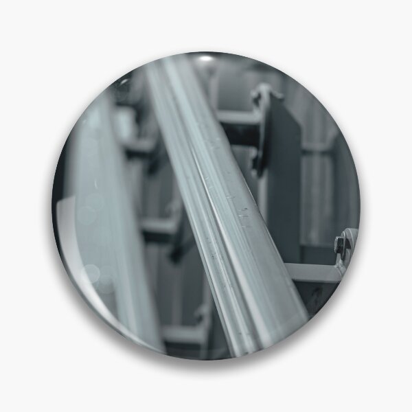 Item preview, Black and White Metro Handrail Close-Up designed and sold by Rabee Khalil Photography.