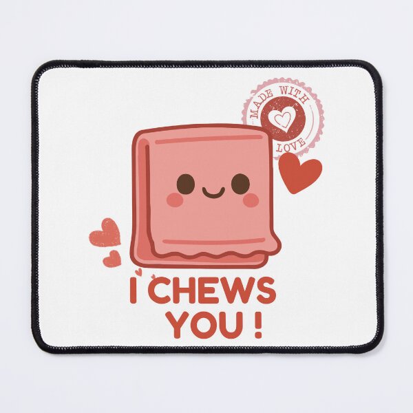 Item preview, I Chews You – Cute Bubblegum Valentine T-Shirt designed and sold by ArtiFize Store.