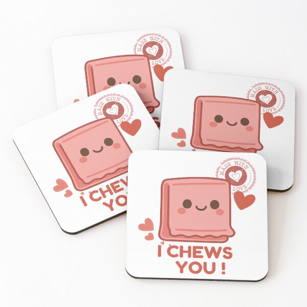 Item preview, I Chews You – Cute Bubblegum Valentine T-Shirt designed and sold by ArtiFize Store.