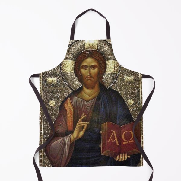 Item preview, Christ Pantocrator Orthodox Icon – Byzantine Jesus Christian Art designed and sold by GuyBlank.