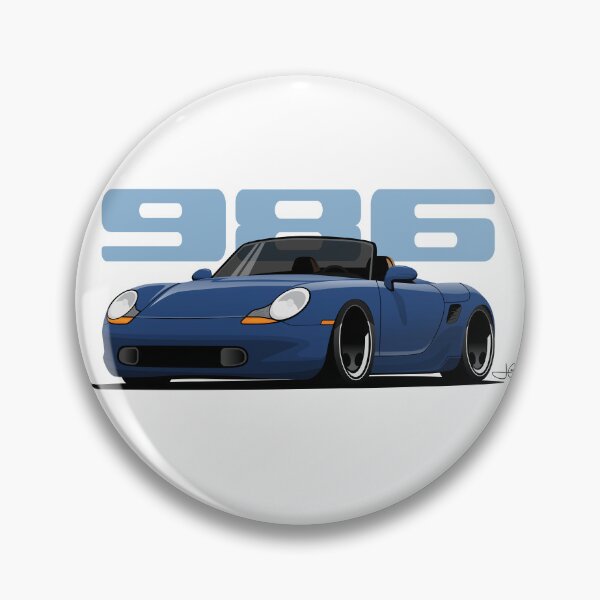 Item preview, Blue 986 Boxster S Illustration Essential designed and sold by blackdogshop.