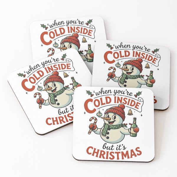 Item preview, When You’re Cold but It’s Christmas – Funny Snowman Holiday Design designed and sold by MH Style.