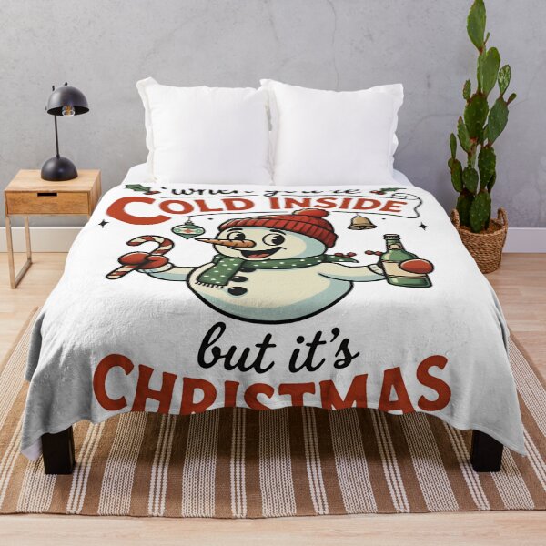 Item preview, When You’re Cold but It’s Christmas – Funny Snowman Holiday Design designed and sold by MH Style.