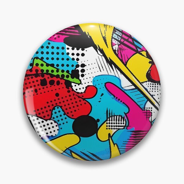 Item preview, Vibrant Pop Art Graffiti Seamless Pattern 12 designed and sold by CharlieDesings.