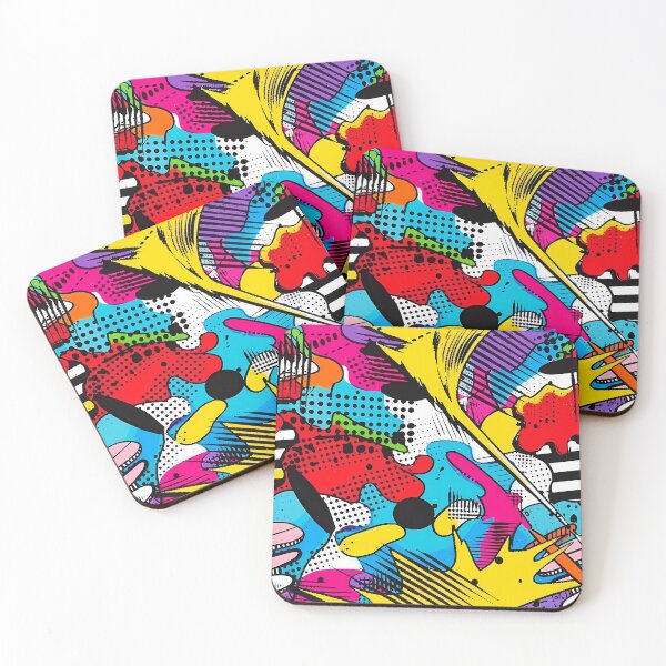 Item preview, Vibrant Pop Art Graffiti Seamless Pattern 12 designed and sold by CharlieDesings.