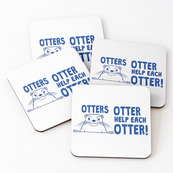 Item preview, Funny Otters Otter Help Each Otter Nature otter Lover designed and sold by URGlden.