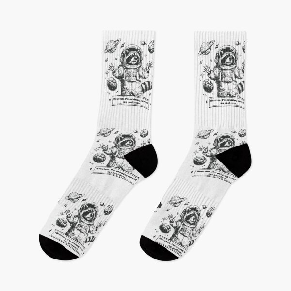 Item preview, Funny Astronaut, Raccoon, Retro Galaxy Space designed and sold by OrenjiArtShop.