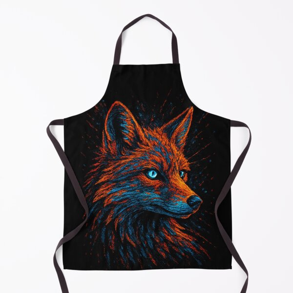 Item preview, Neon Fox – Graffiti Glow Animal Art designed and sold by kastabembe.