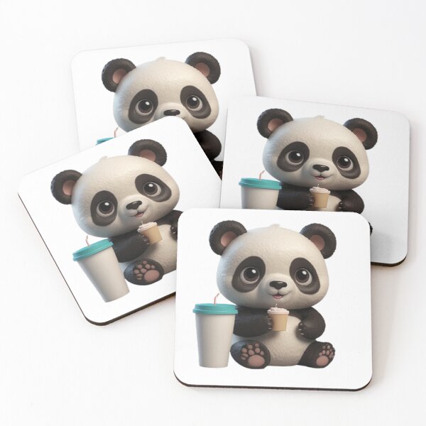 Item preview, Cute Panda Coffee designed and sold by MiniPrintMagic.