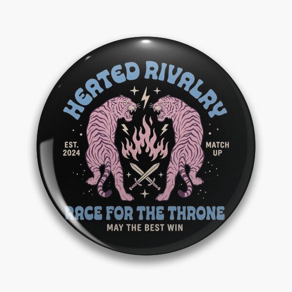 Item preview, Vintage Pink Tigers Heated Rivalry Race for the Throne designed and sold by zzz888.