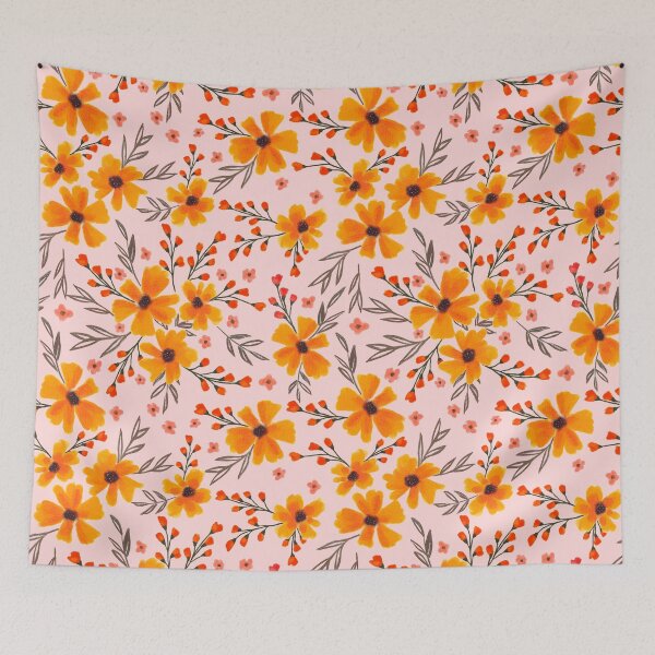 Item preview, Autumn Fall Floral Pattern Cottagecore designed and sold by Petra Lang.