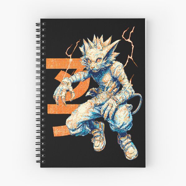 Item preview, Electric Feral Mutant – Retro Japanese Manga Beast designed and sold by VYNROX.