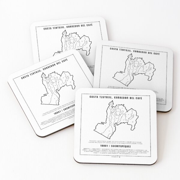 Item preview, Suchitepéquez Guatemala Archival Map Print - Costa Tzutujil, Corredor del Café designed and sold by Origen GT.