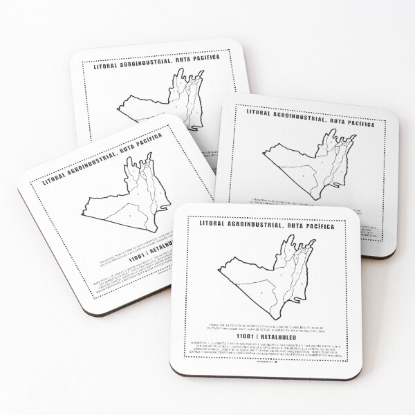 Item preview, Retalhuleu Guatemala Archival Map Print - Litoral Agroindustrial, Ruta Pacífica designed and sold by Origen GT.