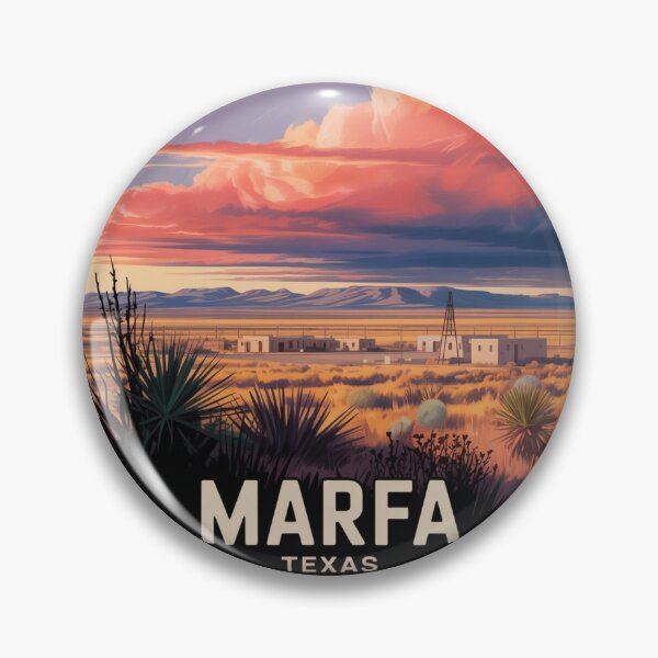 Item preview, Marfa Texas Desert Style Sunset Illustration designed and sold by CircinusStore.