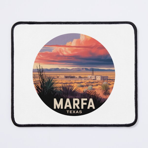 Item preview, Marfa Texas Desert Style Sunset Illustration designed and sold by CircinusStore.