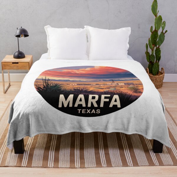 Item preview, Marfa Texas Desert Style Sunset Illustration designed and sold by CircinusStore.