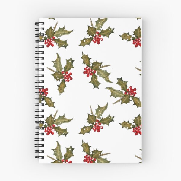 Item preview, Grungy Snow-Dusted Holly Clusters designed and sold by WatercolourLily.