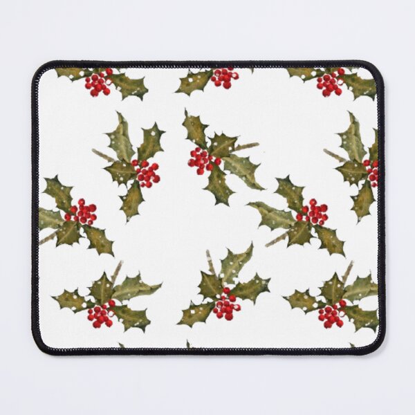Item preview, Grungy Snow-Dusted Holly Clusters designed and sold by WatercolourLily.