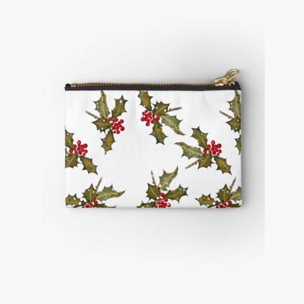 Item preview, Grungy Snow-Dusted Holly Clusters designed and sold by WatercolourLily.