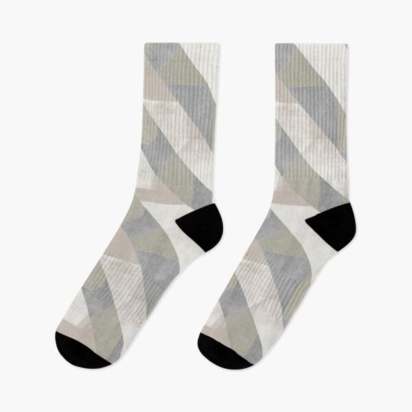 Item preview, Modern Distressed Geometric Pattern - Sage Green, Grey & Beige designed and sold by Prismatect.