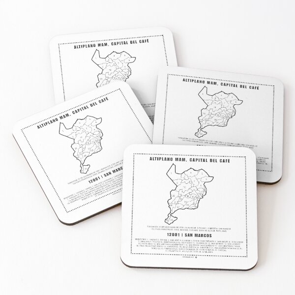 Item preview, San Marcos Guatemala Archival Map Print - Altiplano Mam, Capital del Café designed and sold by Origen GT.