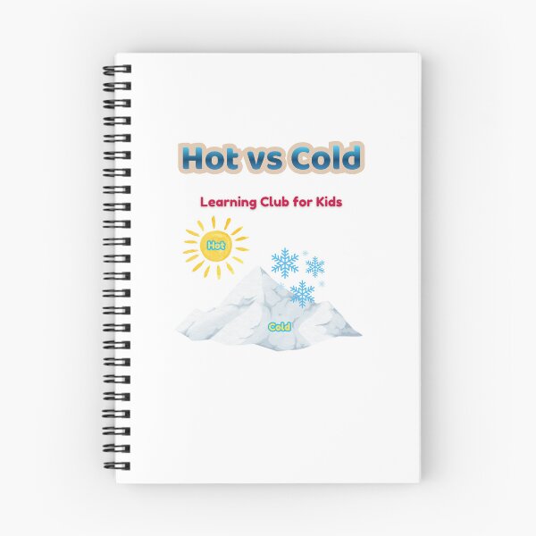 Item preview, Hot vs Cold – Opposites Learning Design for Kids designed and sold by AME Kids Designs.